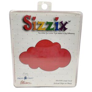 Provo Craft Sizzix Large Cloud Die Cutter Set 380185 Crafting Scrapbooking